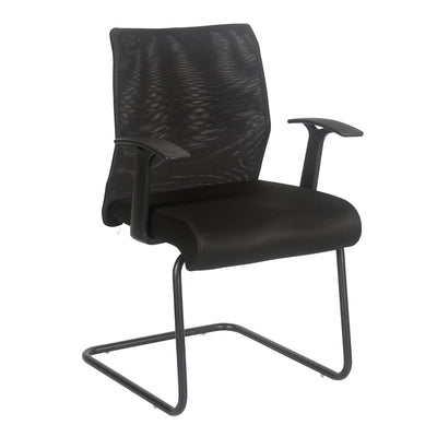 Nilkamal Thames Visitor Mesh Chair (Black)