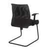 Nilkamal Thames Visitor Mesh Chair (Black)
