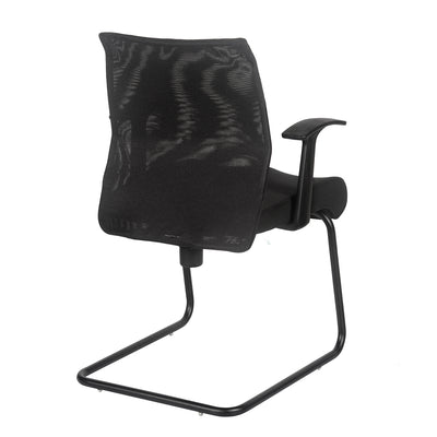 Nilkamal Thames Visitor Mesh Chair (Black)