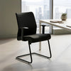 Nilkamal Thames Visitor Fabric Chair (Black)