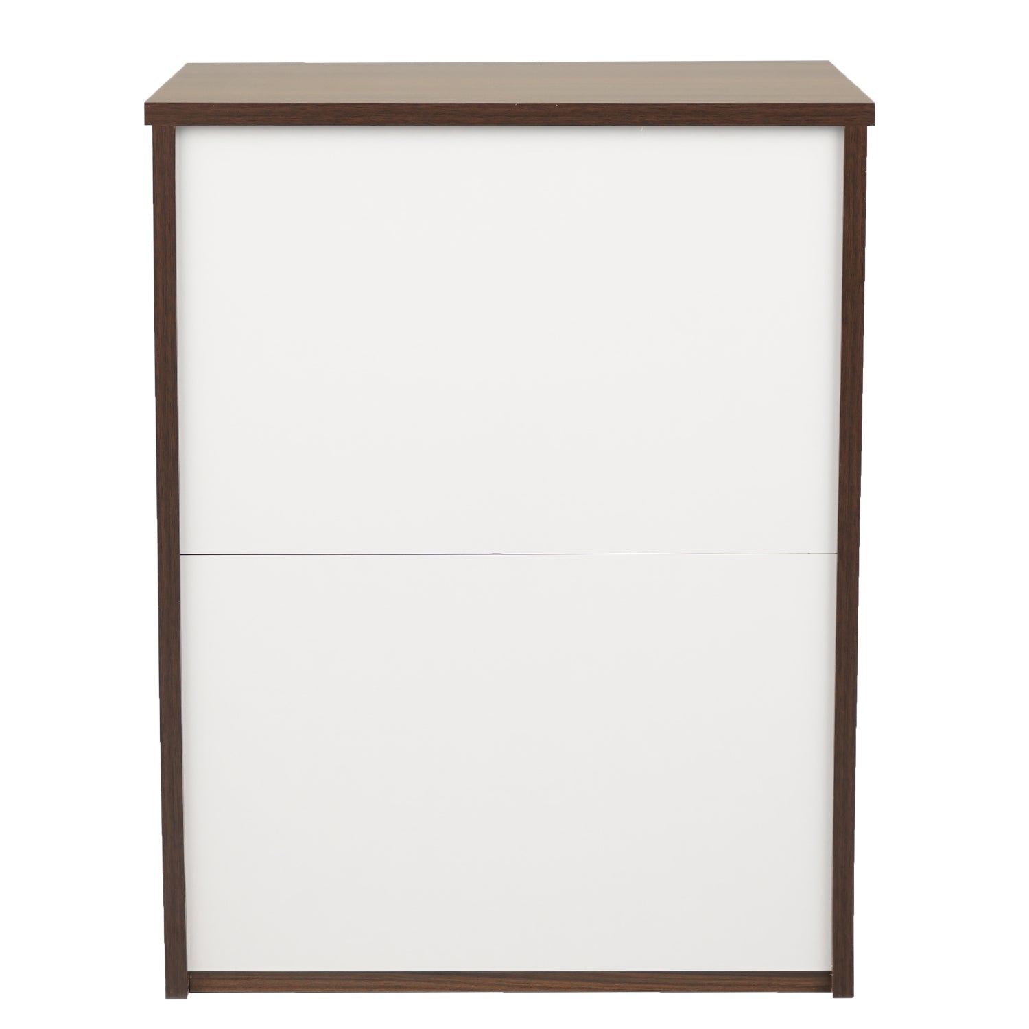 Nilkamal Torrie Engineered Wood Nightstand (Classic Walnut)