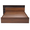 Nilkamal Torrie Queen Bed With Headboard & Box Storage (Classic Walnut)