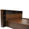 Nilkamal Torrie Queen Bed With Headboard & Box Storage (Classic Walnut)
