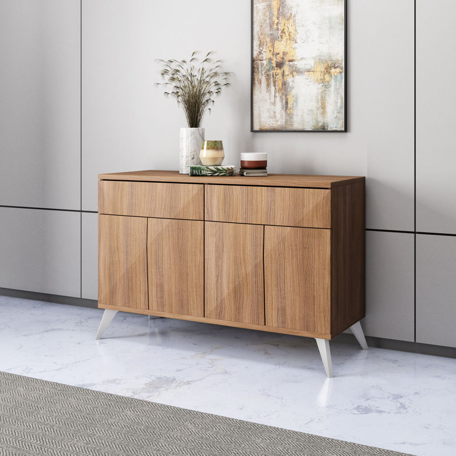 Nilkamal Trixie Buffet Table (Oak)