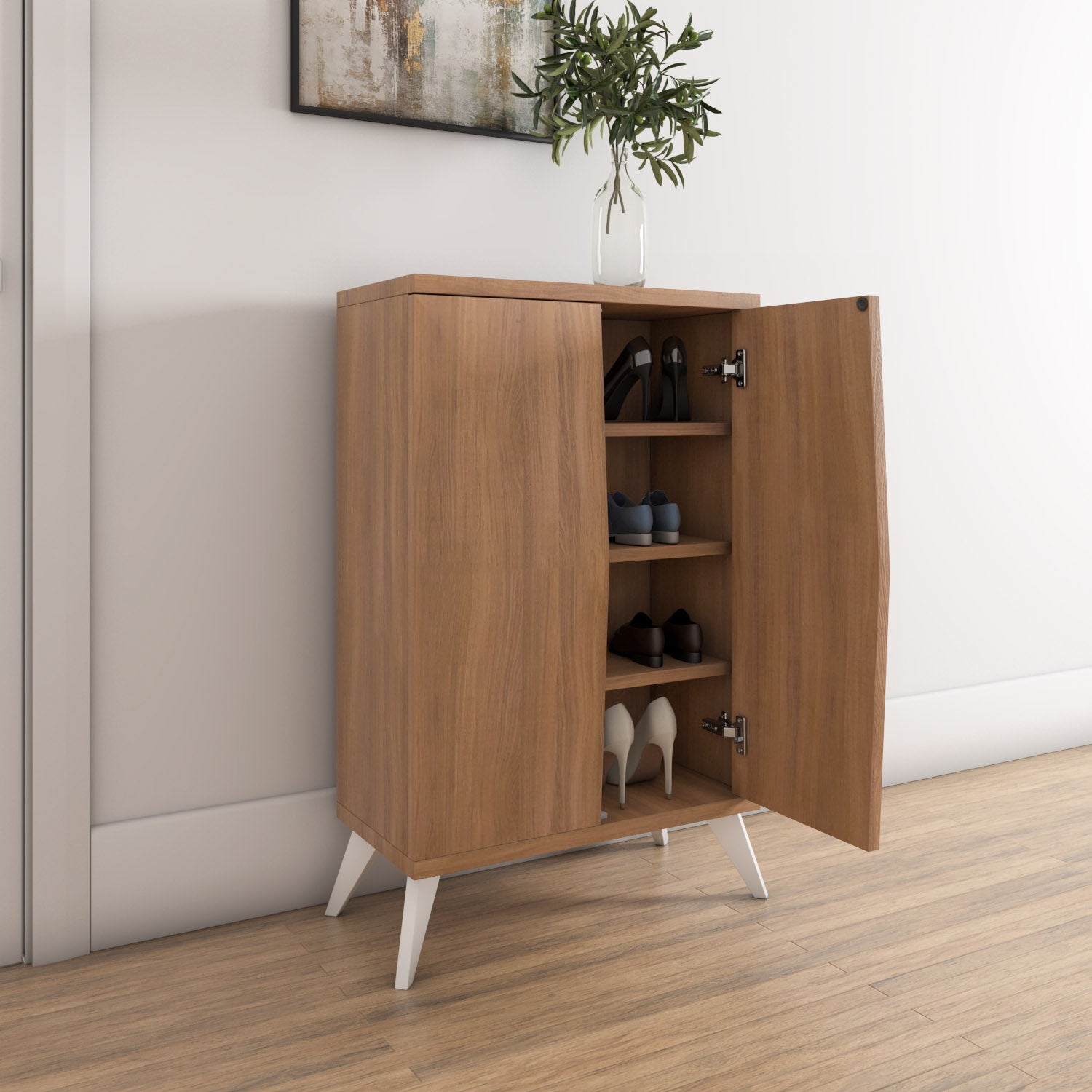 Noël Buy Nilkamal Trixie Shoe Cabinet (Oak) Online In India