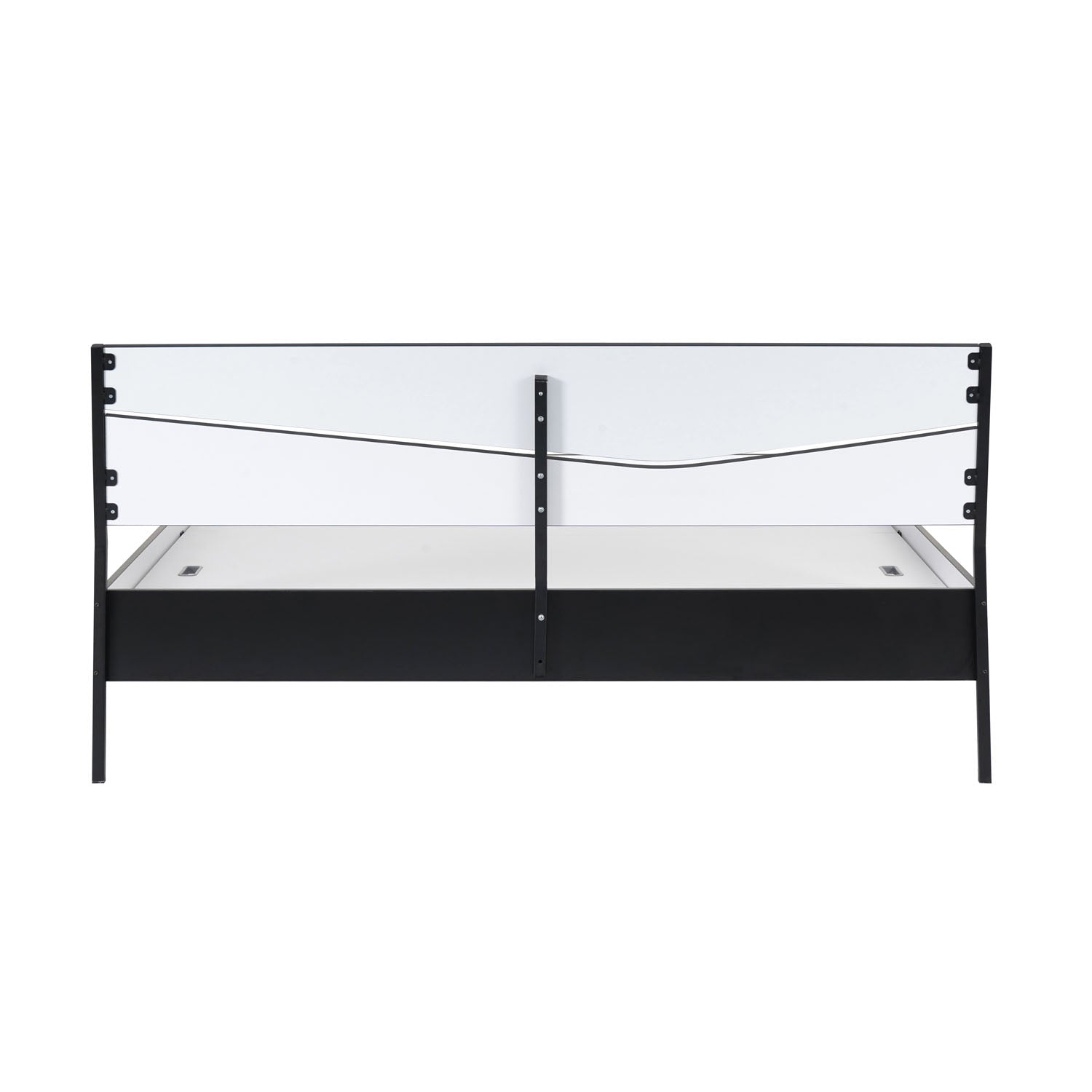 Nilkamal Urbenia Engineered Wood Without Storage King Bed (Black)