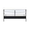 Nilkamal Urbenia Engineered Wood Without Storage Queen Bed (Black)