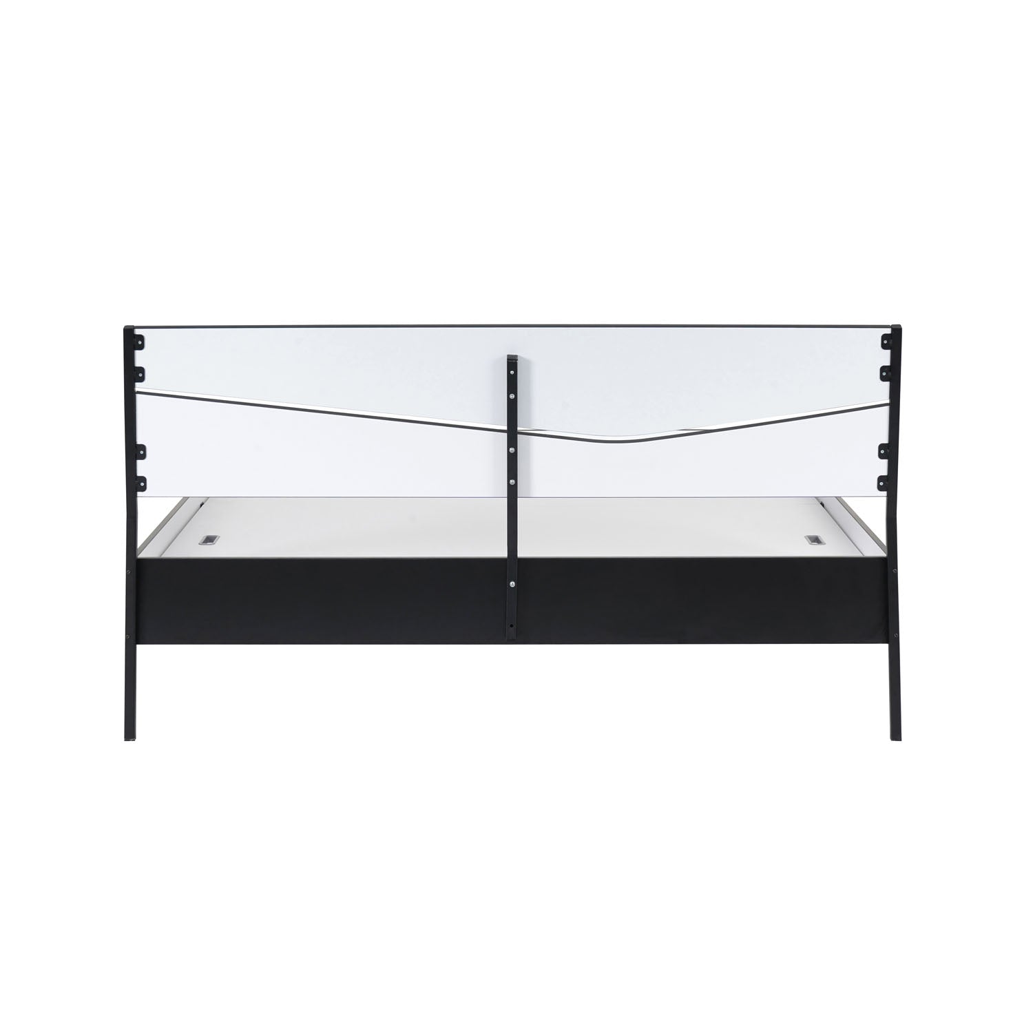 Nilkamal Urbenia Engineered Wood Without Storage Queen Bed (Black)