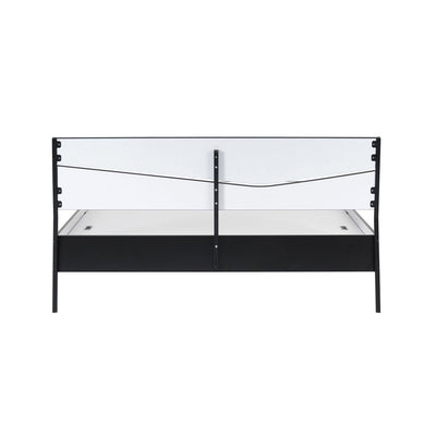 Nilkamal Urbenia Engineered Wood Without Storage Queen Bed (Black)