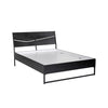 Nilkamal Urbenia Engineered Wood Without Storage Queen Bed (Black)