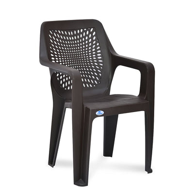 Nilkamal Trendy Plastic Chair with Arm Rest
