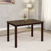 Nilkamal Venice 4 Seater Dining Table (Dirty Oak)