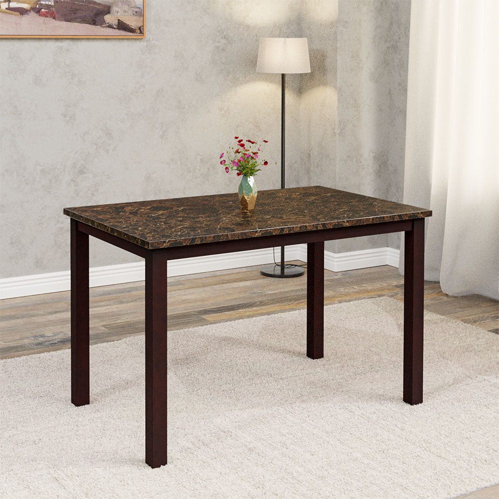 Nilkamal Venice 4 Seater Dining Table (Dirty Oak)