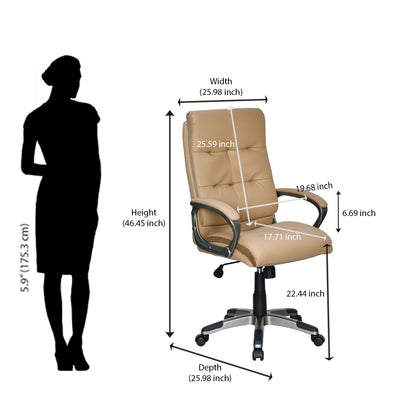 Nilkamal Veneto High Back Office Chair