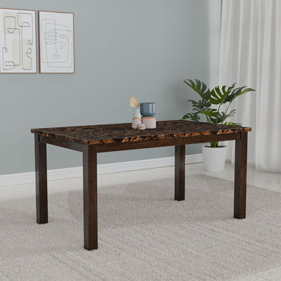 Nilkamal Venice 6 Seater Dining Table (Dirty Oak)