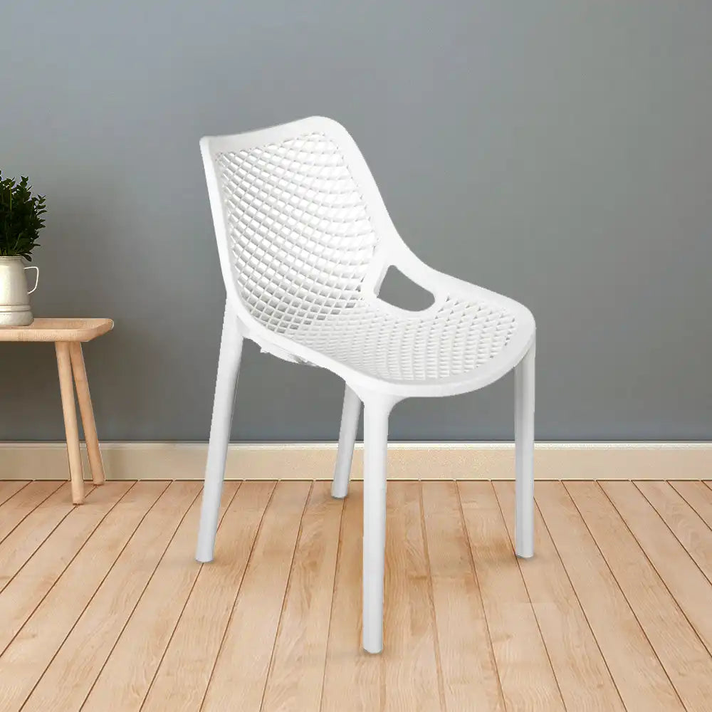 Buy Nilkamal Vento Chair (Milky White) Online At Best Price