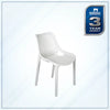 Nilkamal Vento Chair (Milky White) - Slight Side View