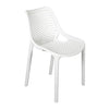 Nilkamal Vento Chair (Milky White) - Slight Side View 2