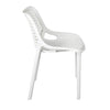 Nilkamal Vento Chair (Milky White) - Side View