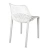 Nilkamal Vento Chair (Milky White) - Slight Back View