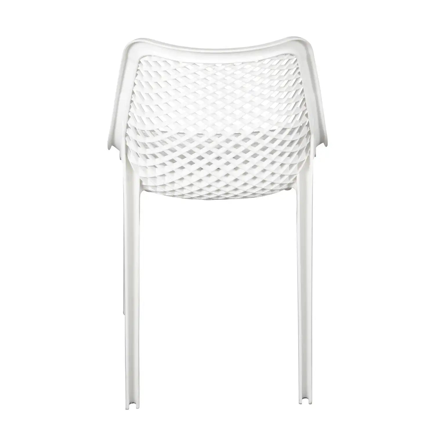 Nilkamal Vento Chair (Milky White) - Back View