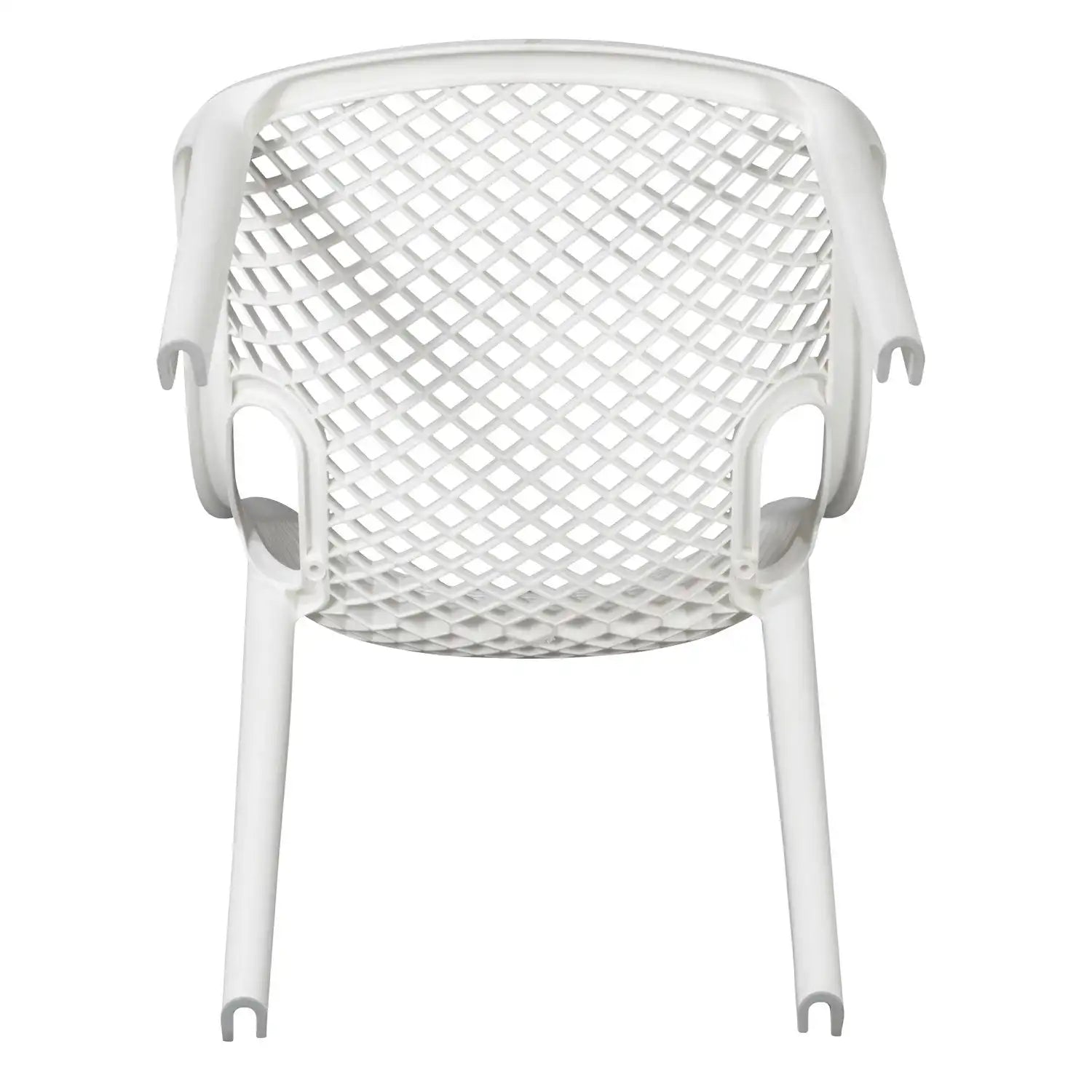Nilkamal Vento Chair (Milky White) - Bottom View