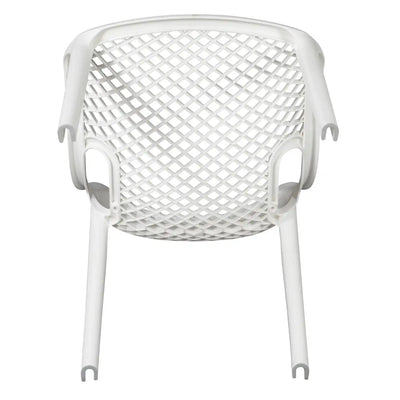 Nilkamal Vento Chair (Milky White) - Bottom View