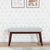 Nilkamal Venus 4 Seater Dining Bench (Milan Walnut)