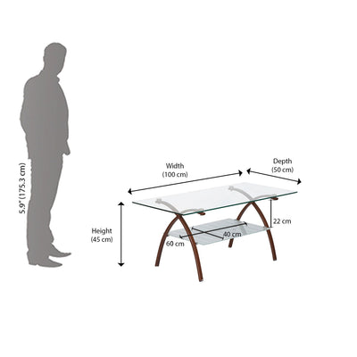 Nilkamal Vinton Center Table (Brown)