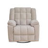 Nilkamal Vivo 1 Seater Fabric Manual Rocker & Swivel Recliner (Beige)