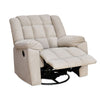 Nilkamal Vivo 1 Seater Fabric Manual Rocker & Swivel Recliner (Beige)