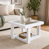 Nilkamal Winny Glass Top Center Table