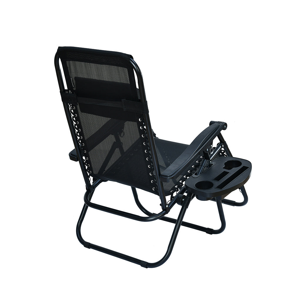Nilkamal Wayne Foldable Easy Chair (Black)