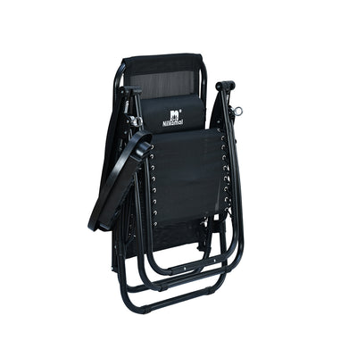 Nilkamal Wayne Foldable Easy Chair (Black)