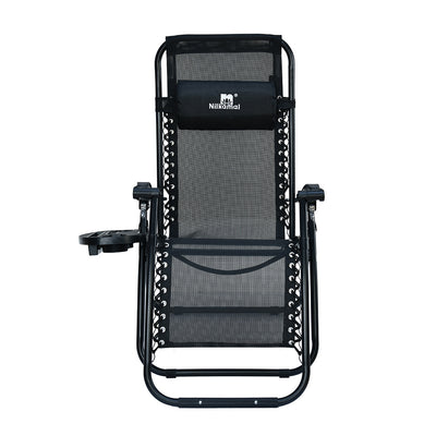 Nilkamal Wayne Foldable Easy Chair (Black)