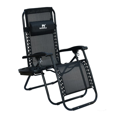 Nilkamal Wayne Foldable Easy Chair (Black)