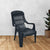 Nilkamal Weekender Plastic Arm Chair (Iron Black)