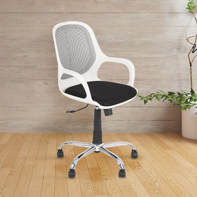 Nilkamal Yaris Mid Back Chrome Base Chair