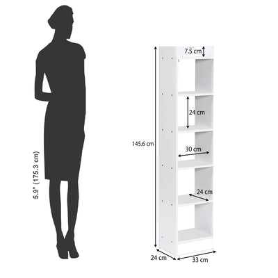 Nilkamal Kubo 5 Tier Storage Shelf