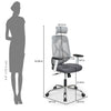 Nilkamal Verona High Back Office Chair (White & Grey)