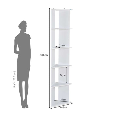 Nilkamal Wales Book Case (White)