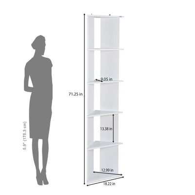 Nilkamal Wales Book Case (White)