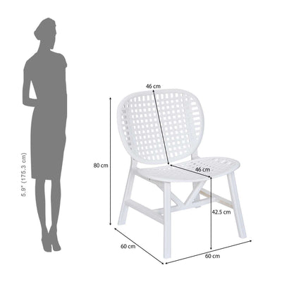 Nilkamal Arena Chairs and Crystal Glass Top Coffee Table Plastic Outdoor Set (Milky White)