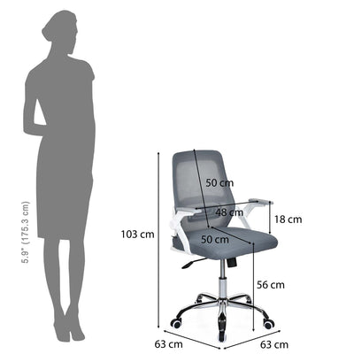 Nilkamal Vergo Mid Back Office Chair