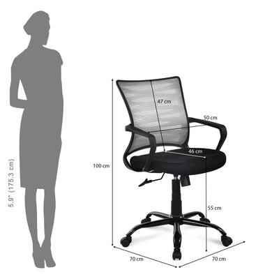 Nilkamal Giza Plus Mid Back Office Chair
