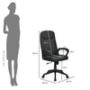 Nilkamal Mayor High Back Office Chair (Black)