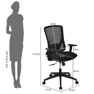 Nilkamal Locus Mid Back Mesh Office Chair
