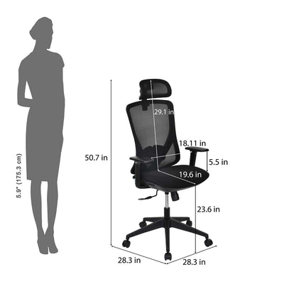 Nilkamal Locus High Back Mesh Office Chair