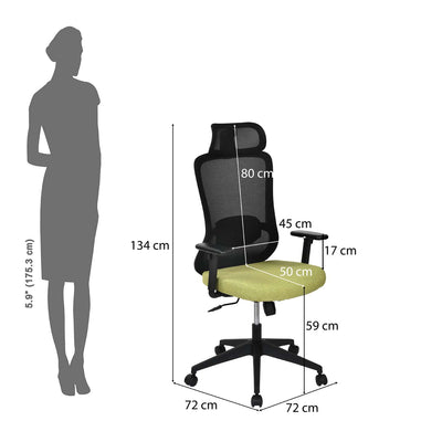 Nilkamal Sphere High Back Mesh Office Chair