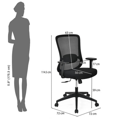 Nilkamal Sphere Mid Back Mesh Office Chair